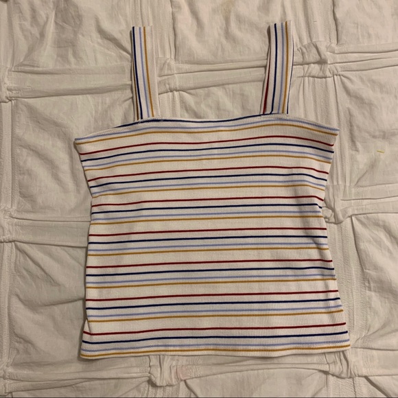 rainbow striped tank top! - Picture 1 of 2